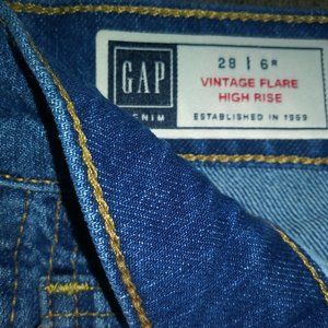 New!! Gap Vintage Flare High Rise Denim 1969